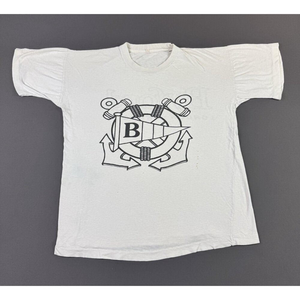 Rare Vintage 80s 90s Byford British Menswear Shirt Promo New York London White T